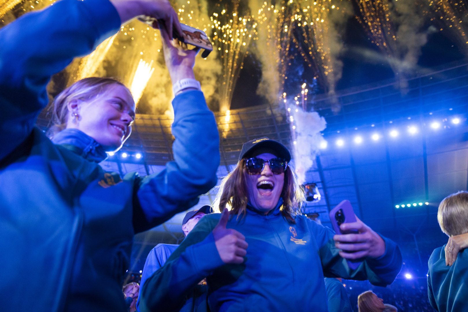 Glada deltagare på invigningen i Berlin 2023.