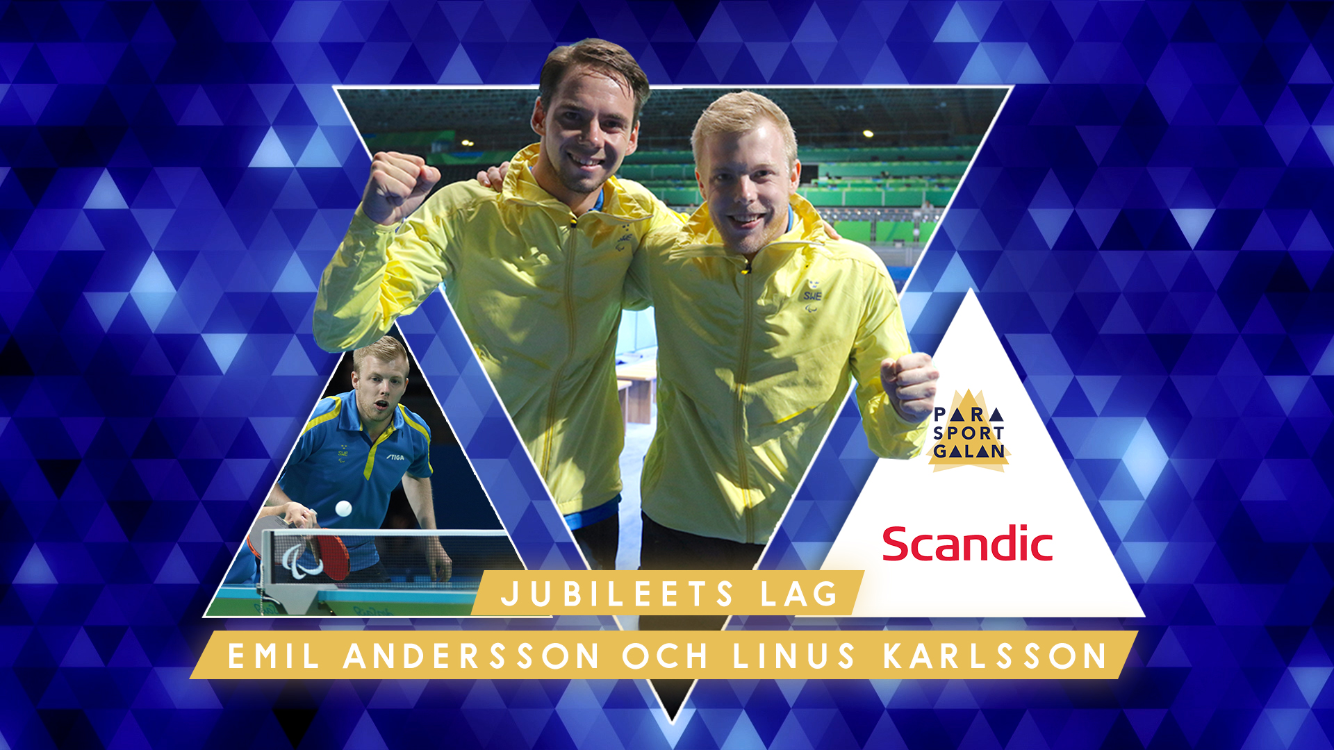 Emil Andersson och Linus Karlsson - jubileets lag