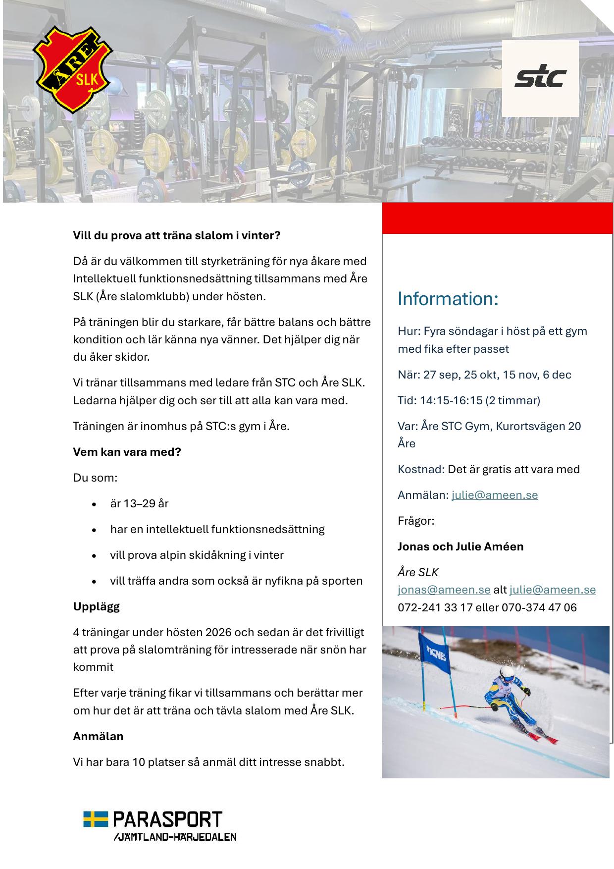 Inbjudan_Prova-på slalom i Åre 2026. Samma som pdf-filen.