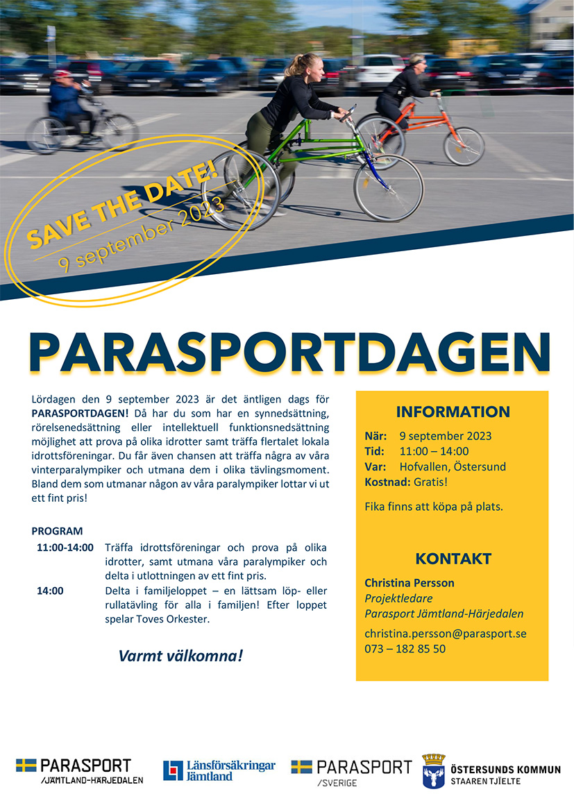 Flyers - Parasportdagen 9/9_save the date