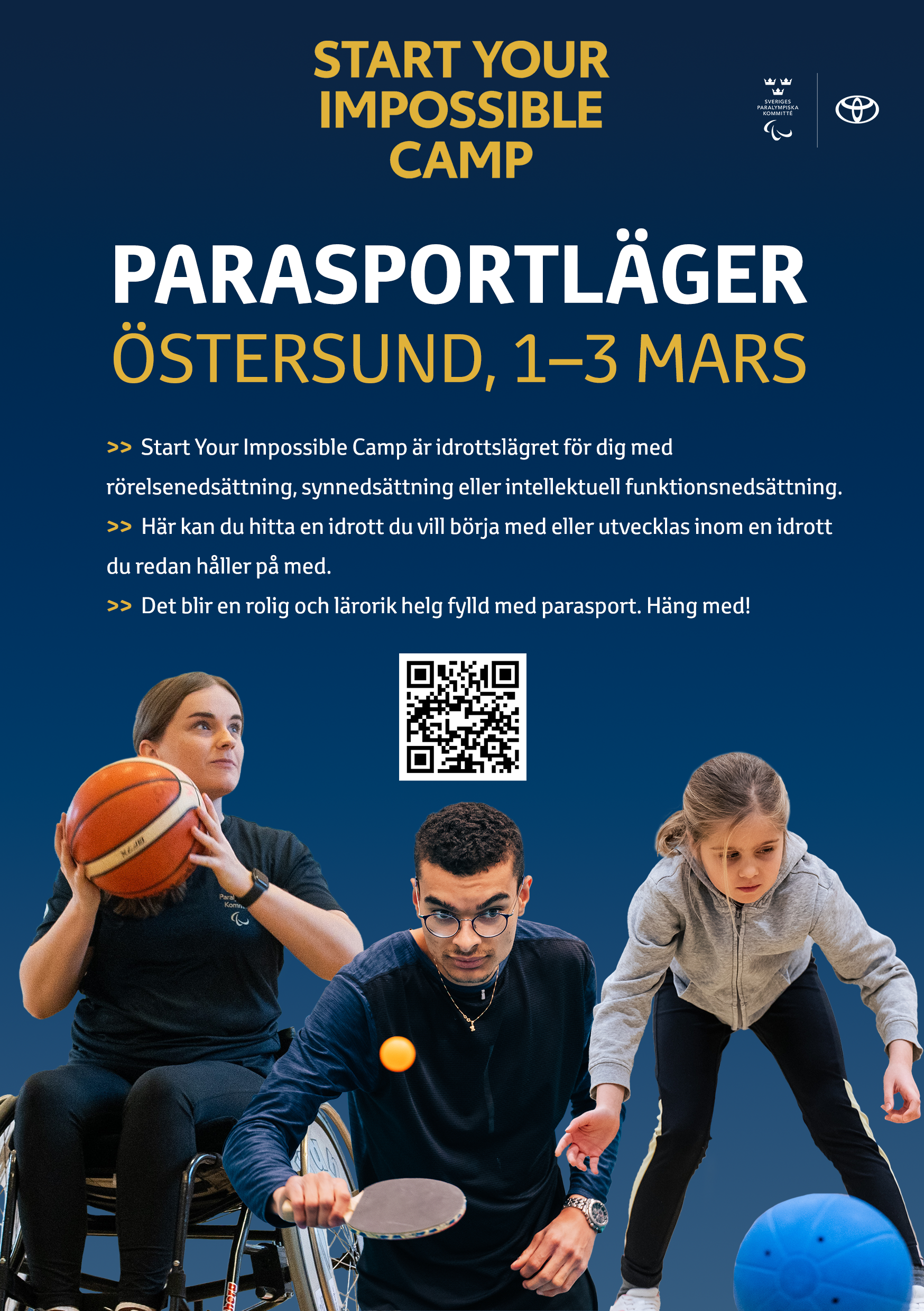 Parasportläger Östersund 1-3 mars