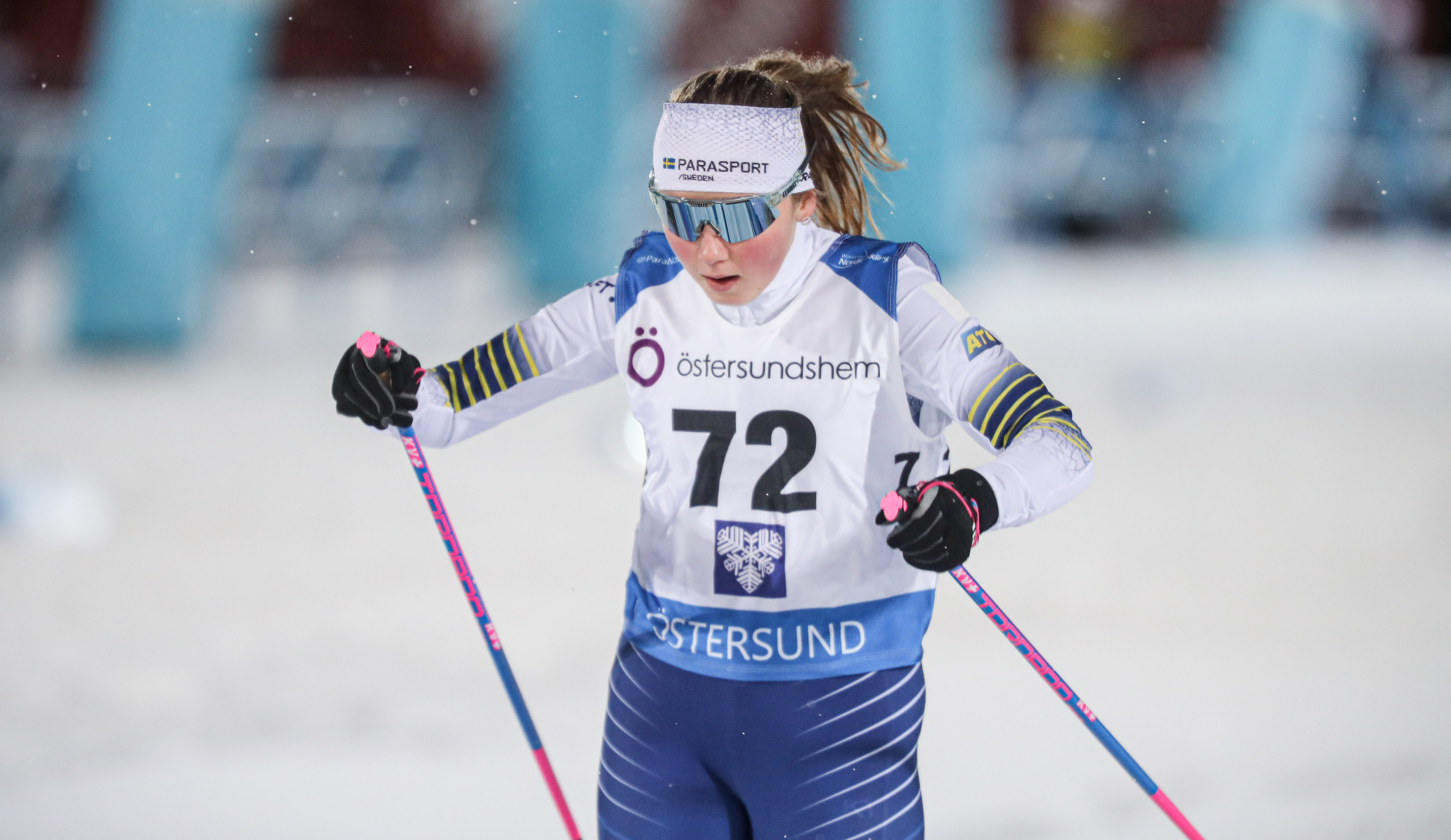 Ellen Westerlund åker skidor.