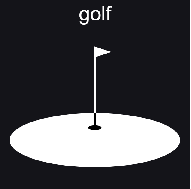 Pictogram Golf