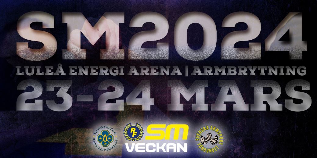 SM 2024 Luleå Energi Arena Armbrytning 23-24mars